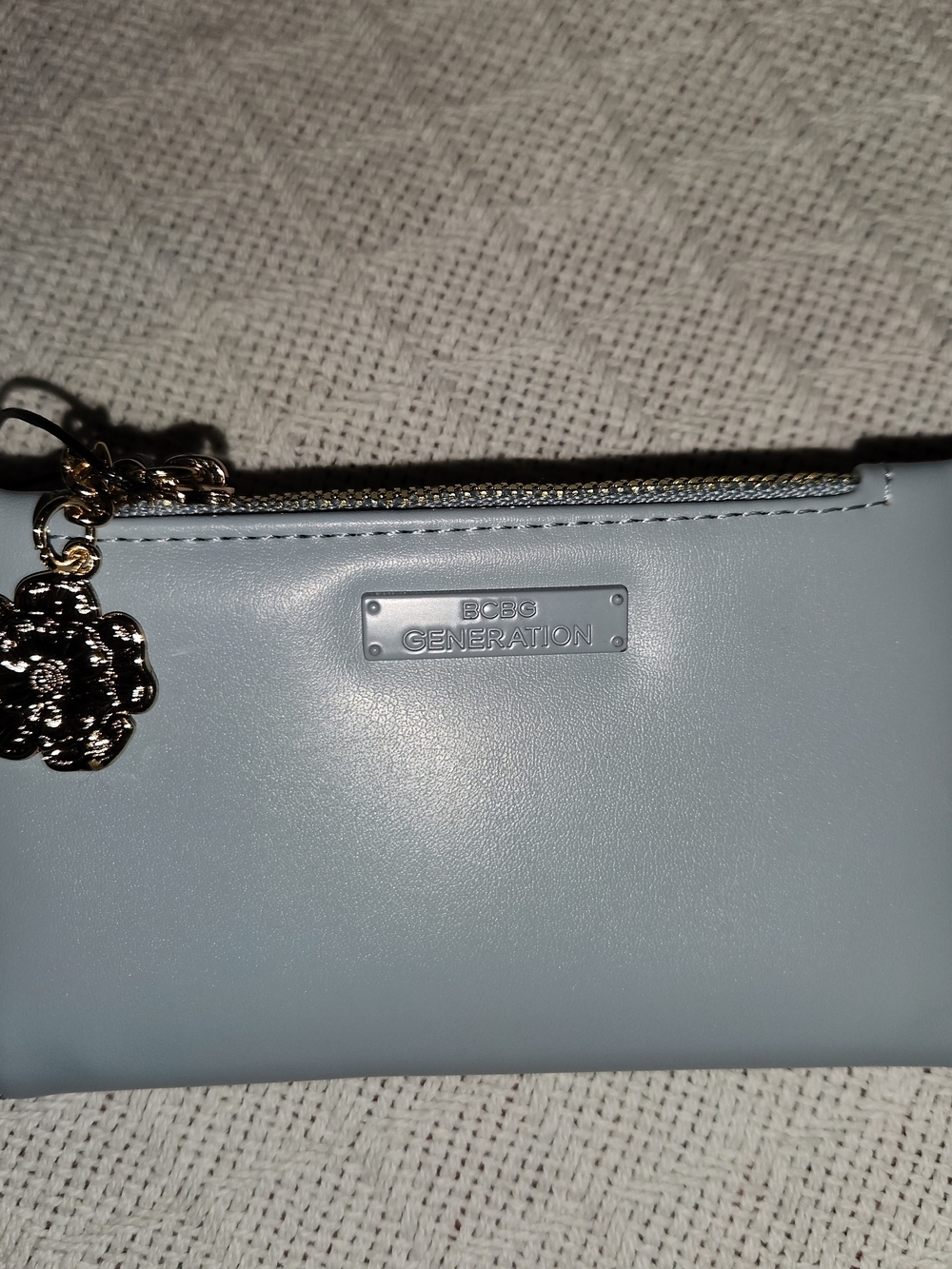 BCBG Women's Light Blue Wristlet